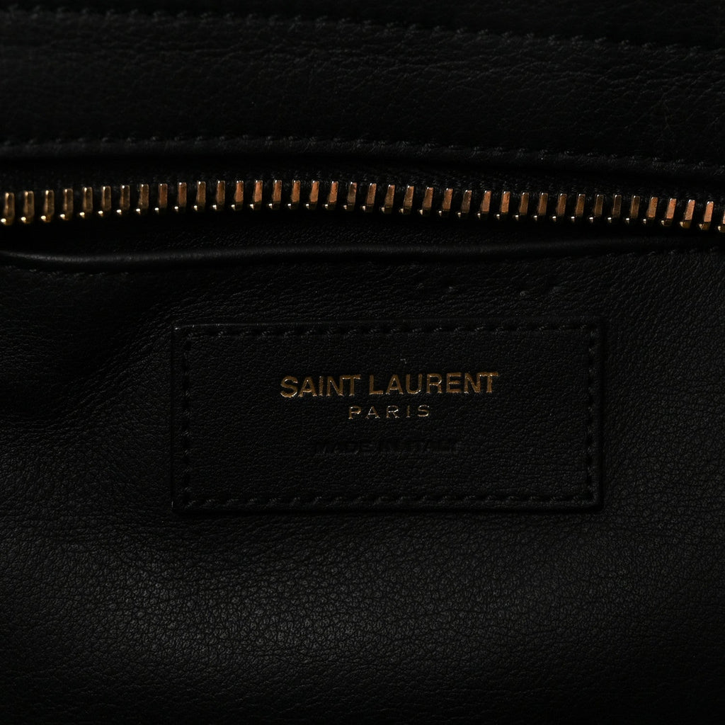 Calfskin Small Classic Y Cabas Black