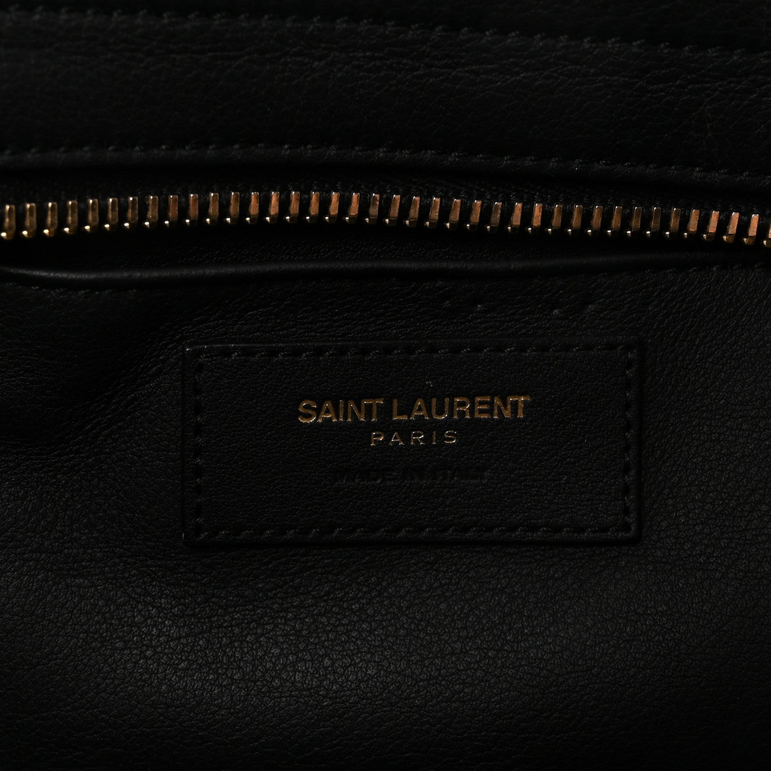 Calfskin Small Classic Y Cabas Black