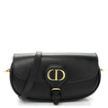 Box Calfskin East West Bobby Bag Black