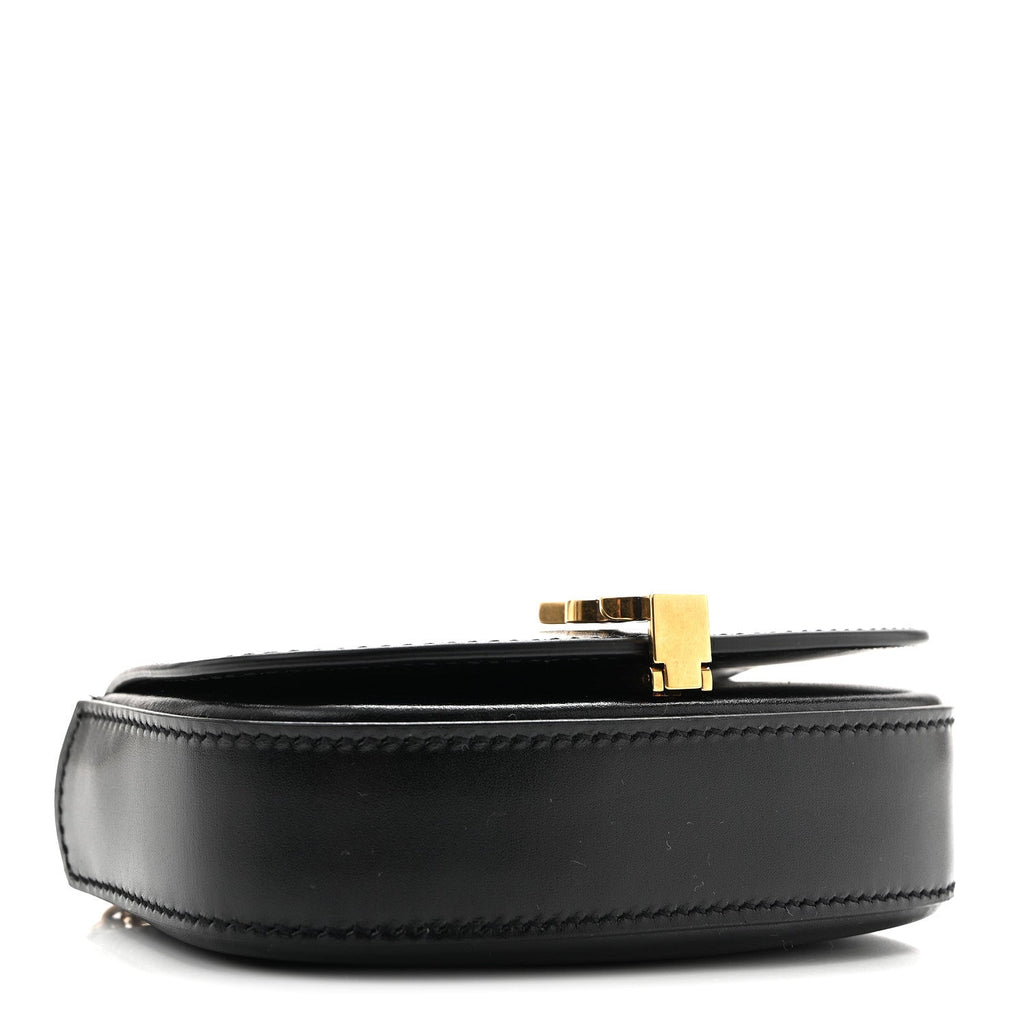 Box Calfskin Mini Purse On Chain Bag Black