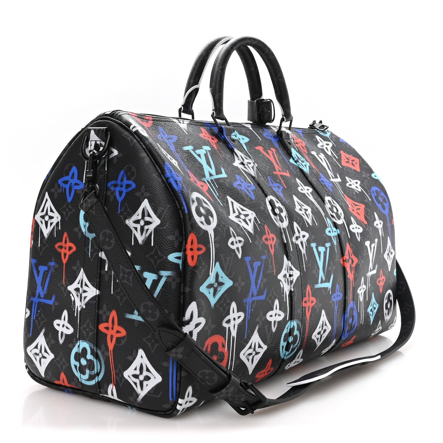 Monogram Eclipse LV Graffiti Keepall Bandouliere 50 Multicolor