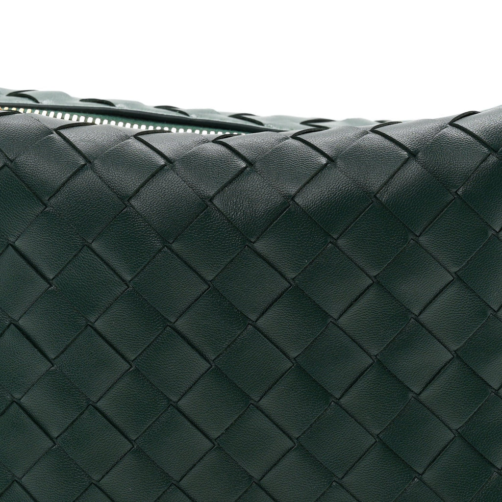 Calfskin Intrecciato Mini Wallace Emerald Green