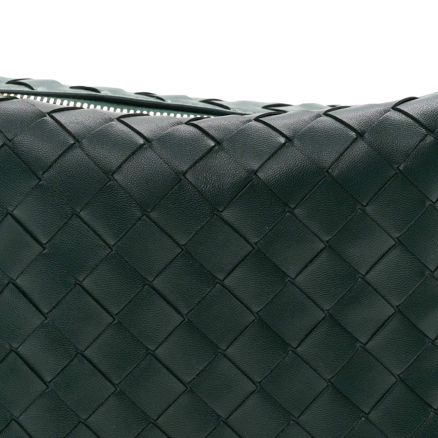 Calfskin Intrecciato Mini Wallace Emerald Green