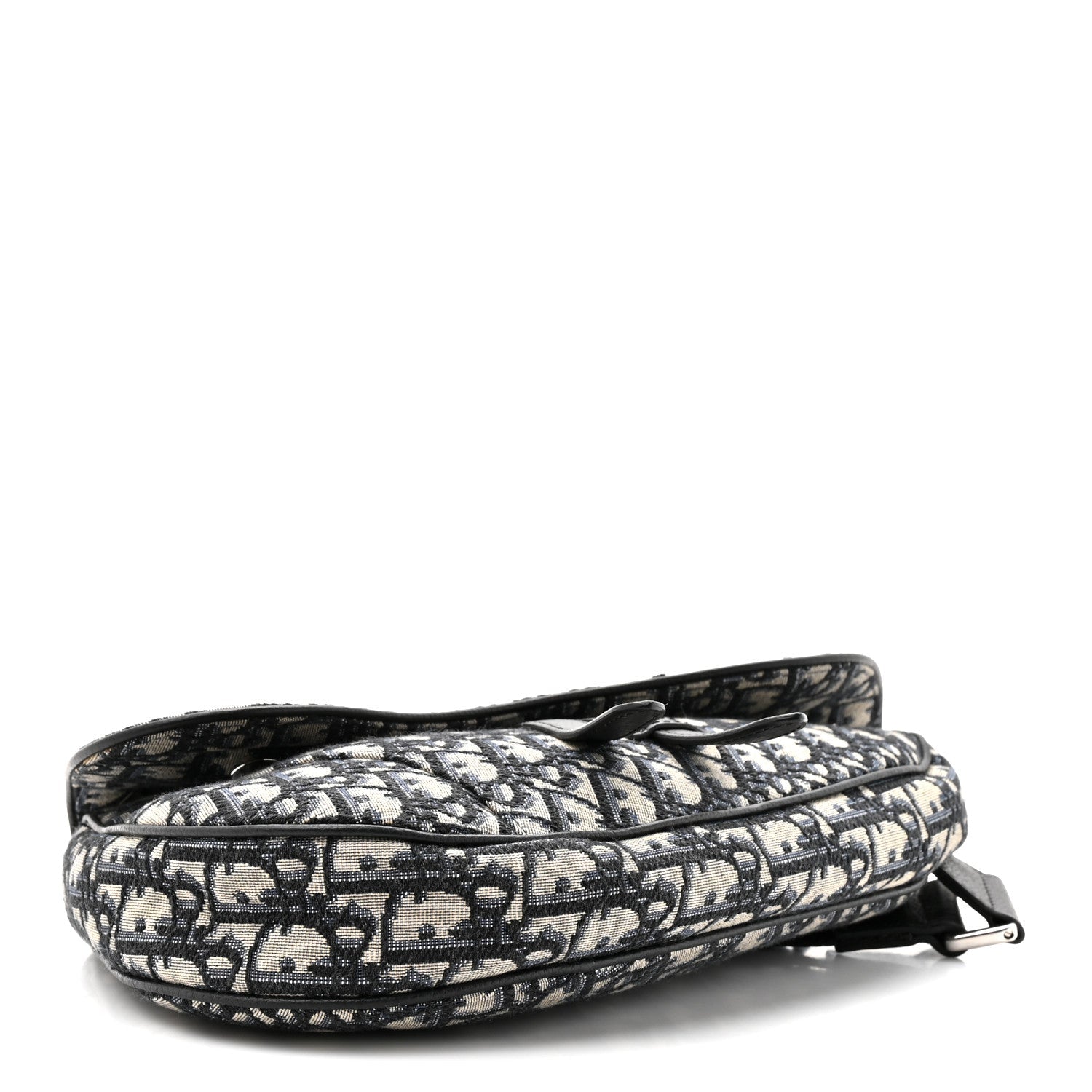 Oblique Mens Saddle Bag Blue