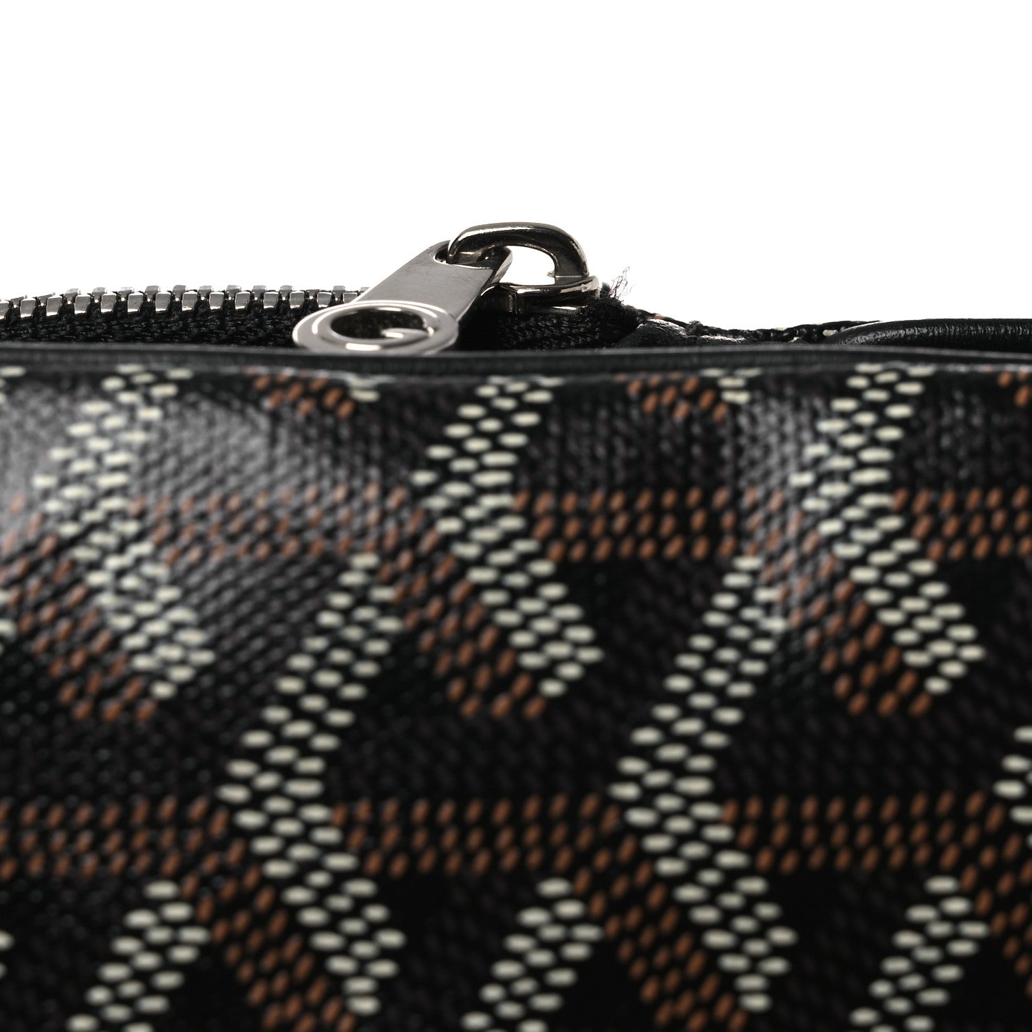 Goyardine Sainte Marie Soft Clutch Black