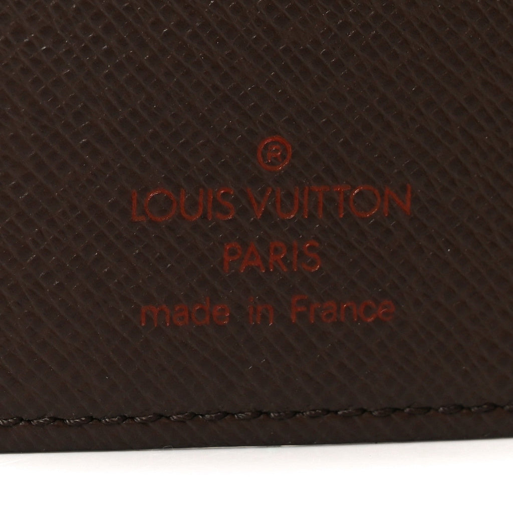 Damier Ebene Medium Ring Agenda Cover
