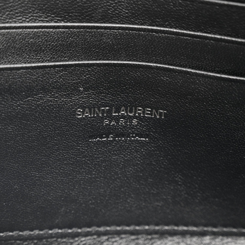 Grain De Poudre Matelasse Monochrome Monogram Mini Lou Camera Bag Black