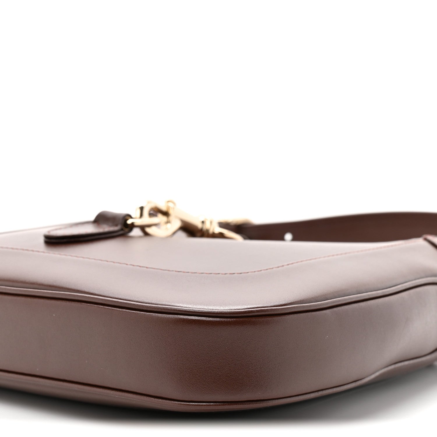 Ancora Calfskin Small Jackie Shoulder Bag Sweet Chestnut