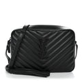 Calfskin Matelasse Monogram Monochrome Lou Camera Bag Black