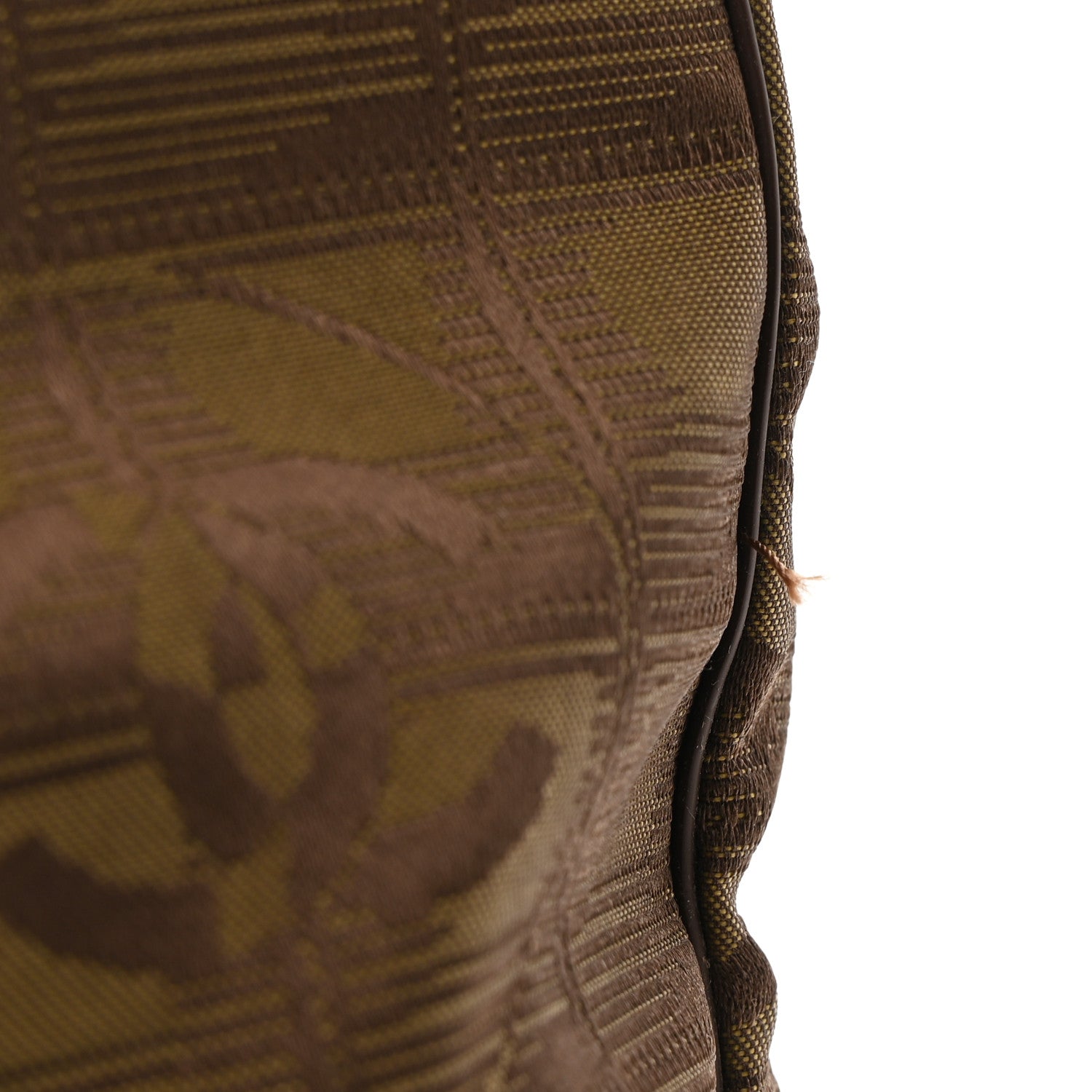 Nylon Travel Duffle Brown