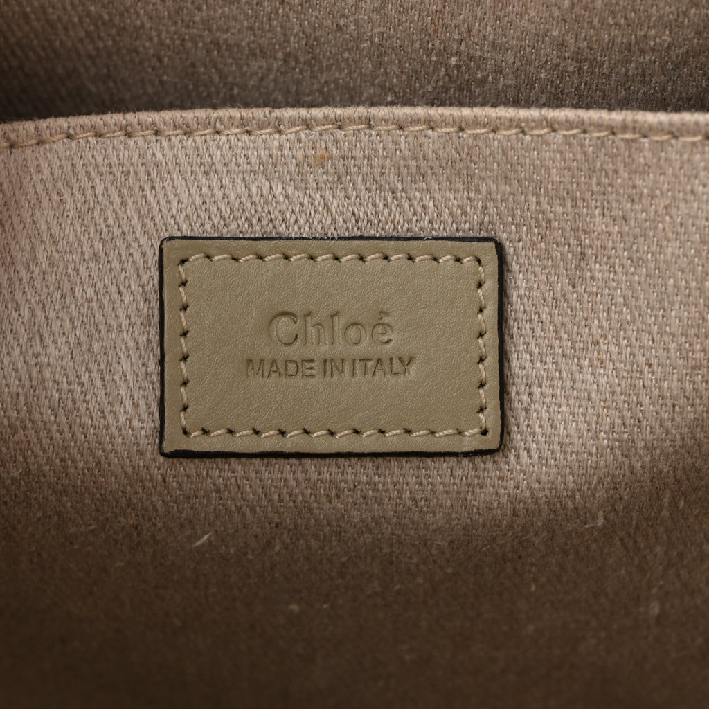 Cotton Medium Woody Ribbon Tote Slate Green