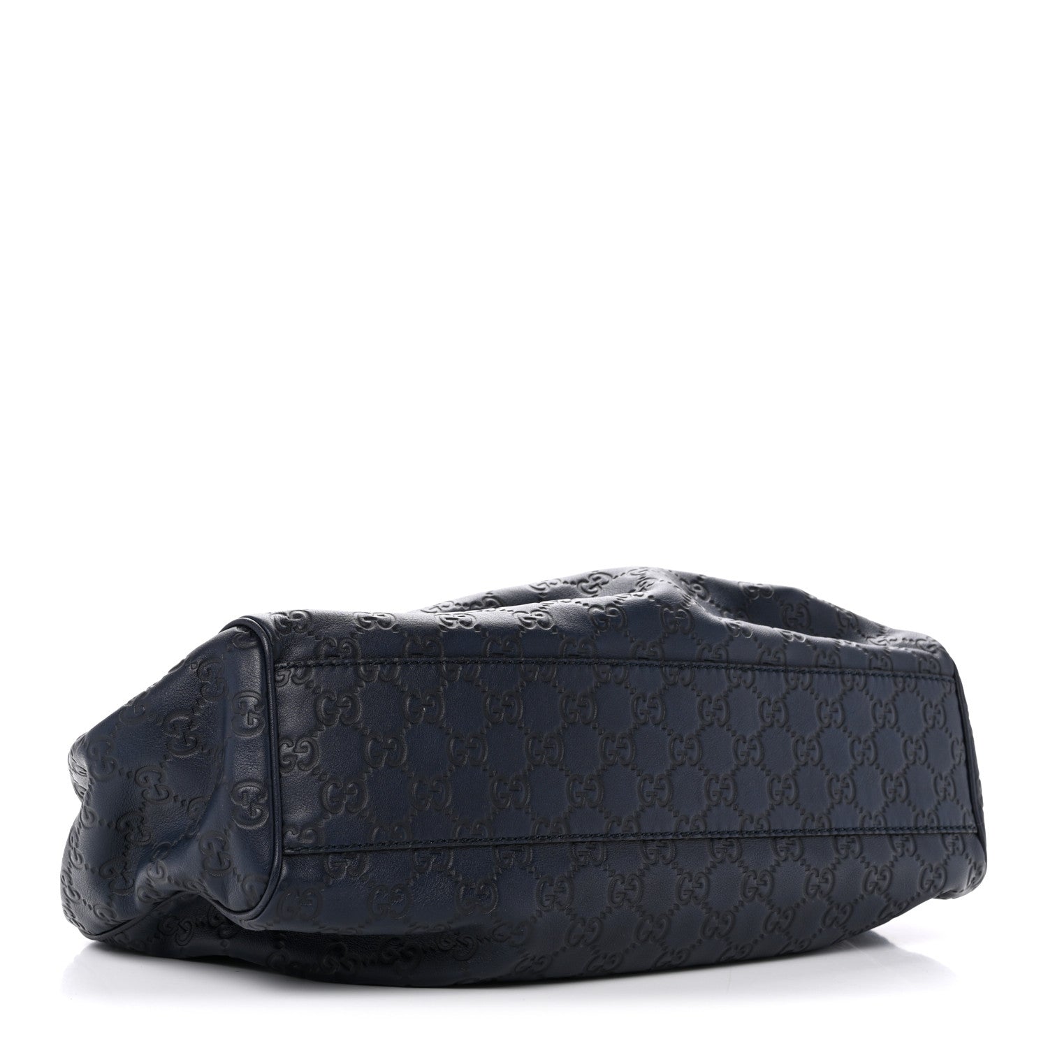 Guccissima Medium Sukey Tote Navy