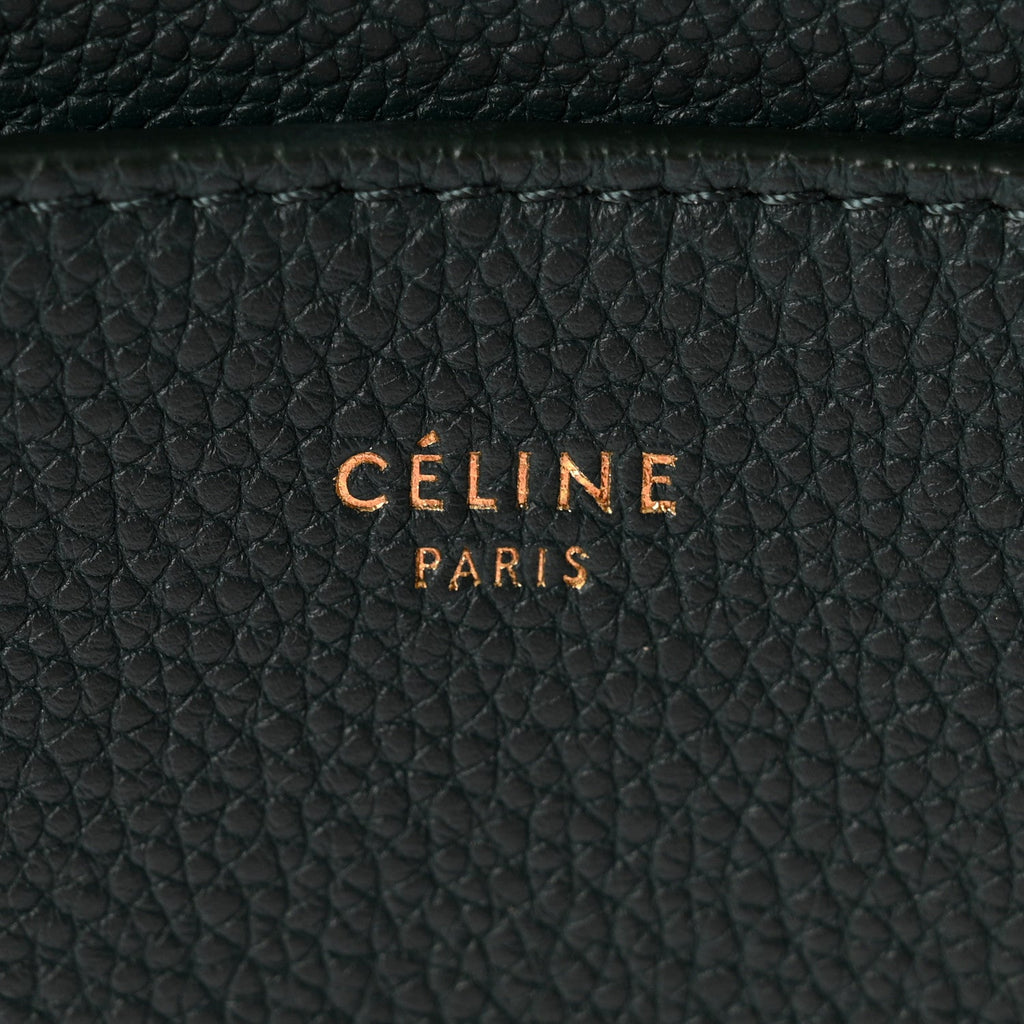 Soft Grained Calfskin Sangle Bucket Bag Amazone