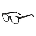 Jimmy Choo Eyeglasses Square Full Rim, Black Frame and Clear Demo Lenses Lens JC241080700