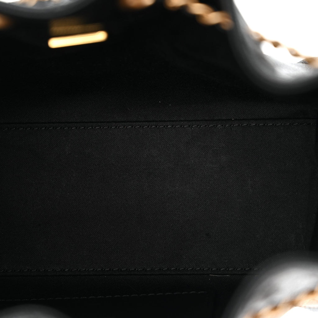 Caviar Quilted Mini Chanel 25 Handbag Black