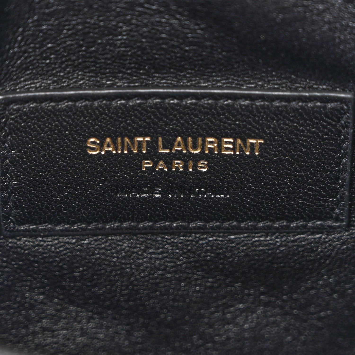 Lambskin Quilted Gaby Zipped Pouch Crema Soft