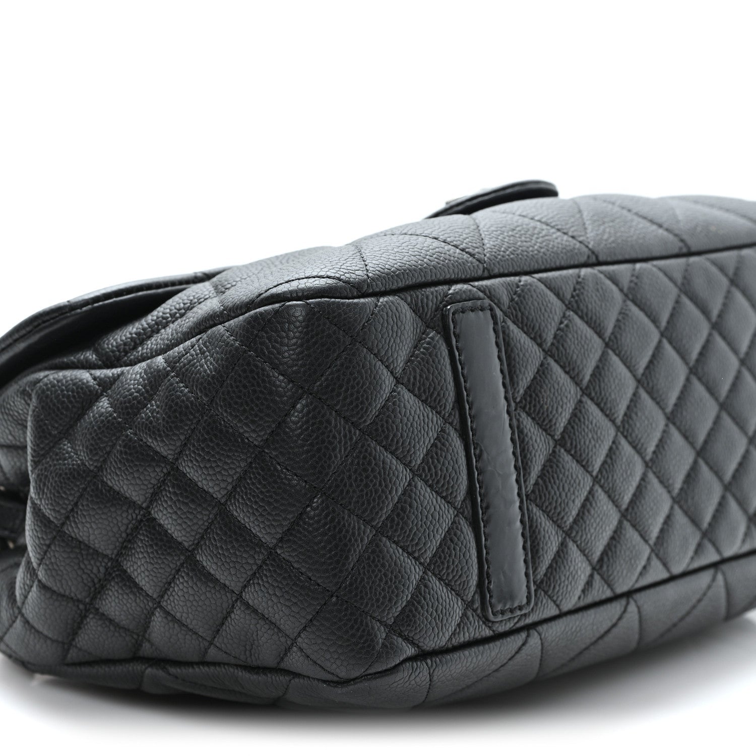 Caviar Quilted Coco Casual Flap Black