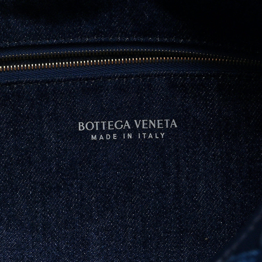 Denim Nappa Intrecciato Large Hop Abyss Indigo