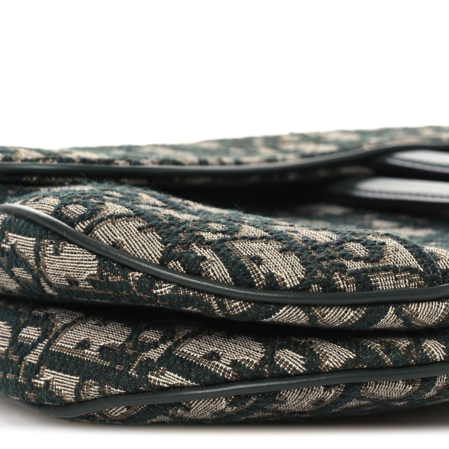 Oblique Saddle Bag Green