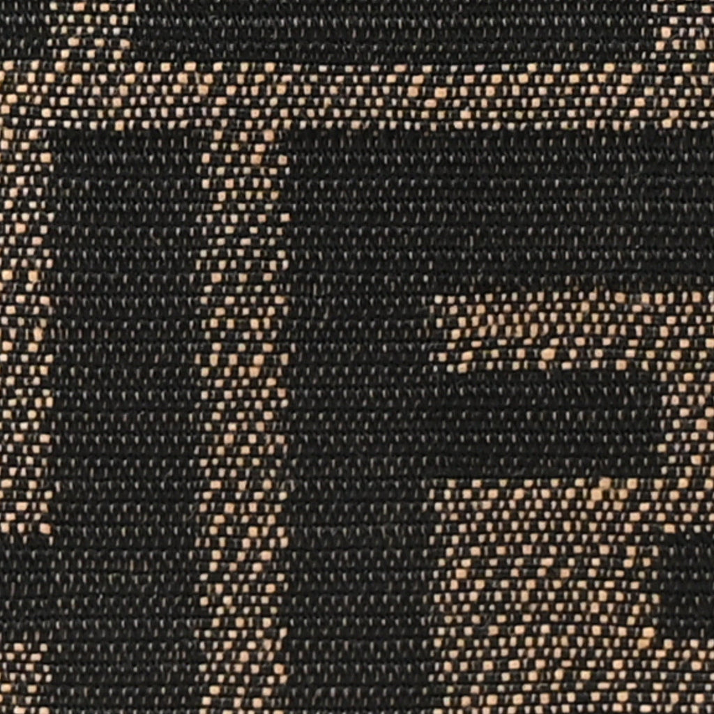 Fabric Jacquard FF 1974 Mini Baguette Tobacco Moro Black