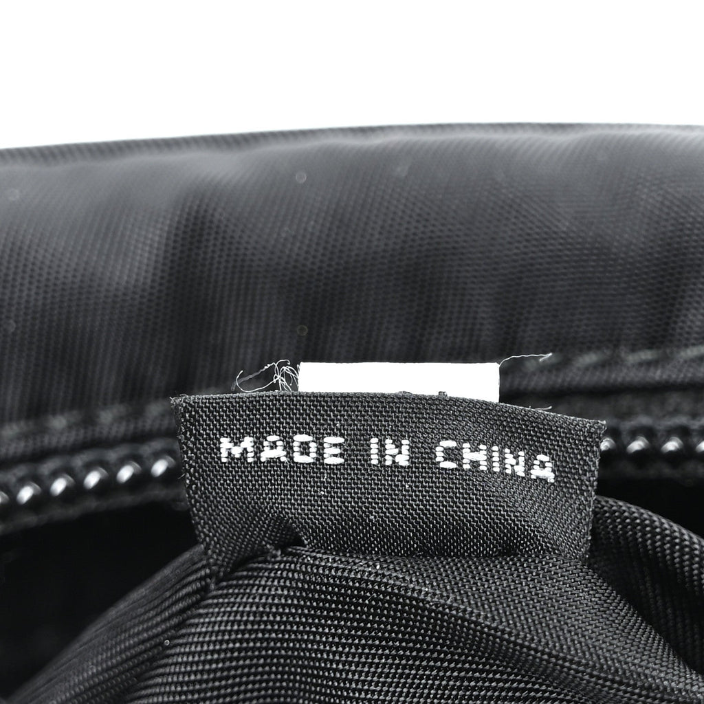 Tessuto Nylon Montagna Belt Bag Black