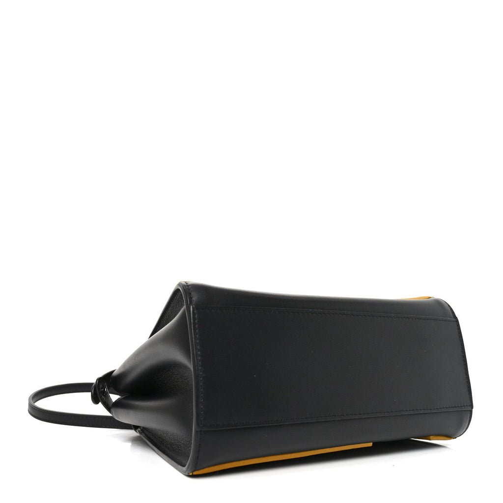 Nappa FF Mini Peekaboo Iconic Satchel Black Sunflower