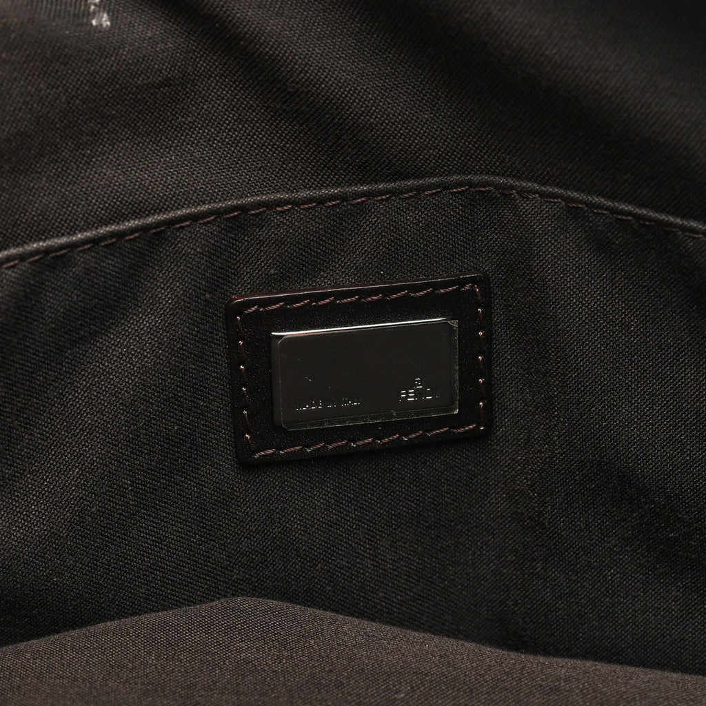 Zucchino Vitello Roll Tote Tobacco