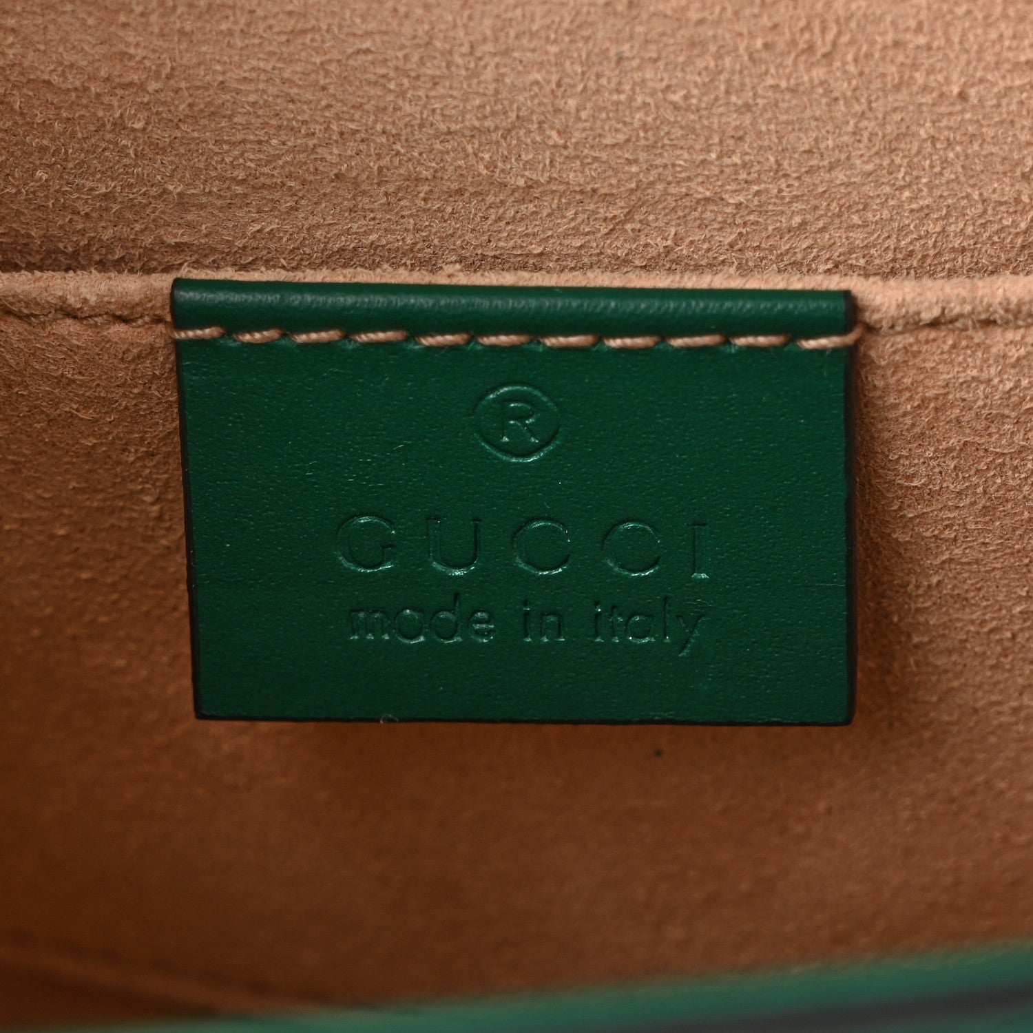 Guccissima Small Padlock Shoulder Bag Emerald
