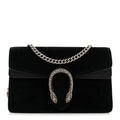 Suede Super Mini Dionysus Shoulder Bag Black