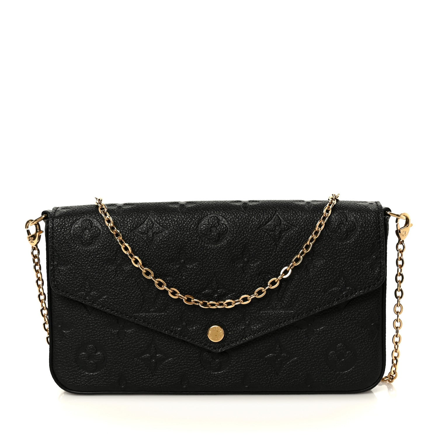 Empreinte Pochette Felicie Chain Wallet Black