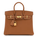 Togo Birkin 25 Gold