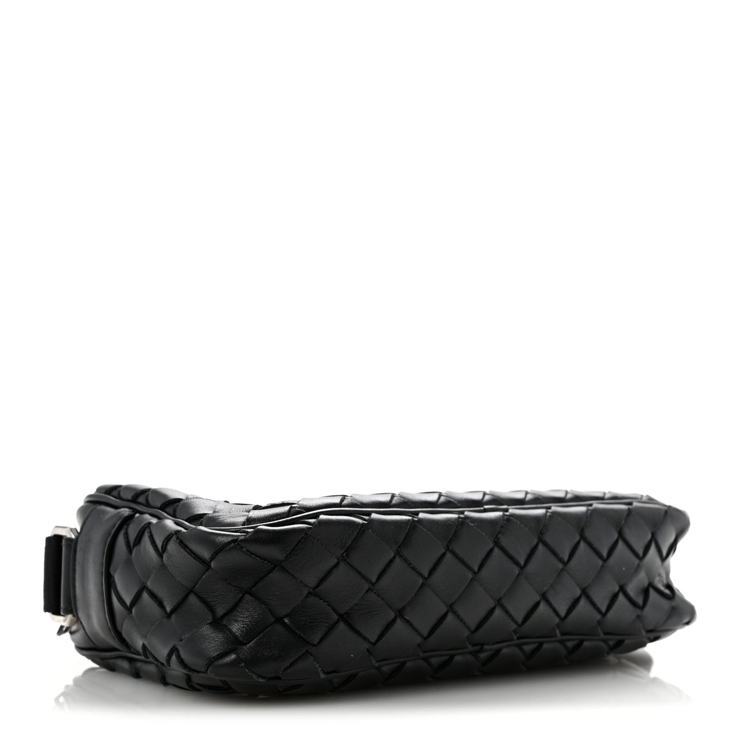 Nappa Intrecciato Small Classic Camera Bag Black
