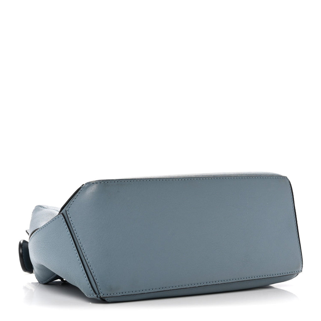 Calfskin Small Puzzle Bag Stone Blue
