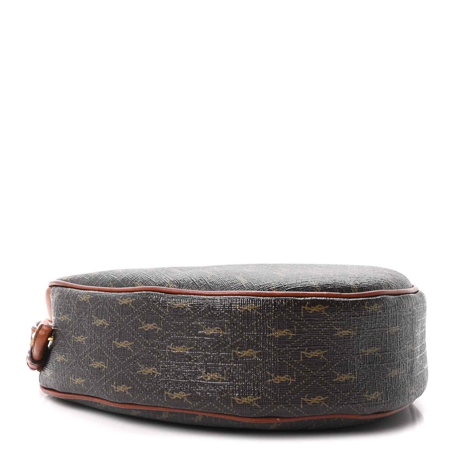 Canvas Smooth Calfskin Le Monogramme Coeur Crossbody Chestnut