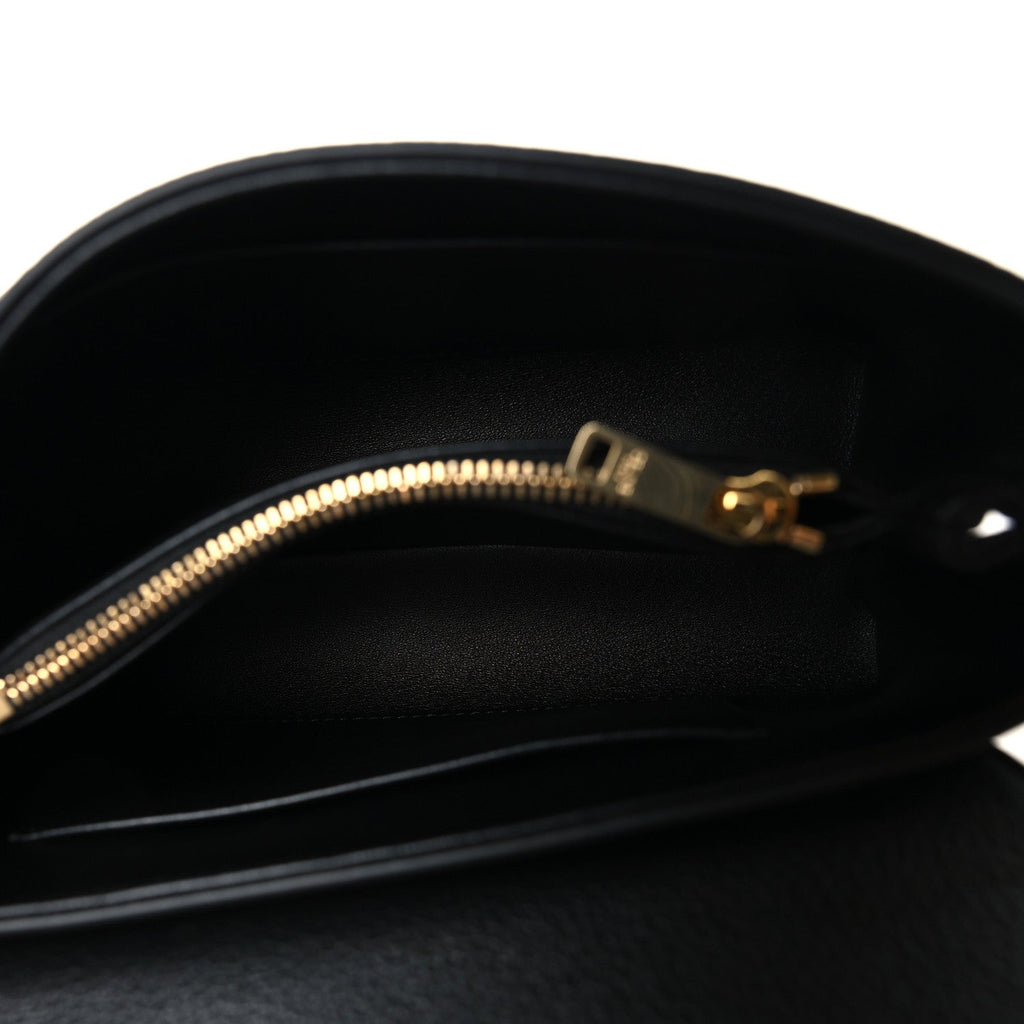 Supple Grained Calfskin Teen Nino Black