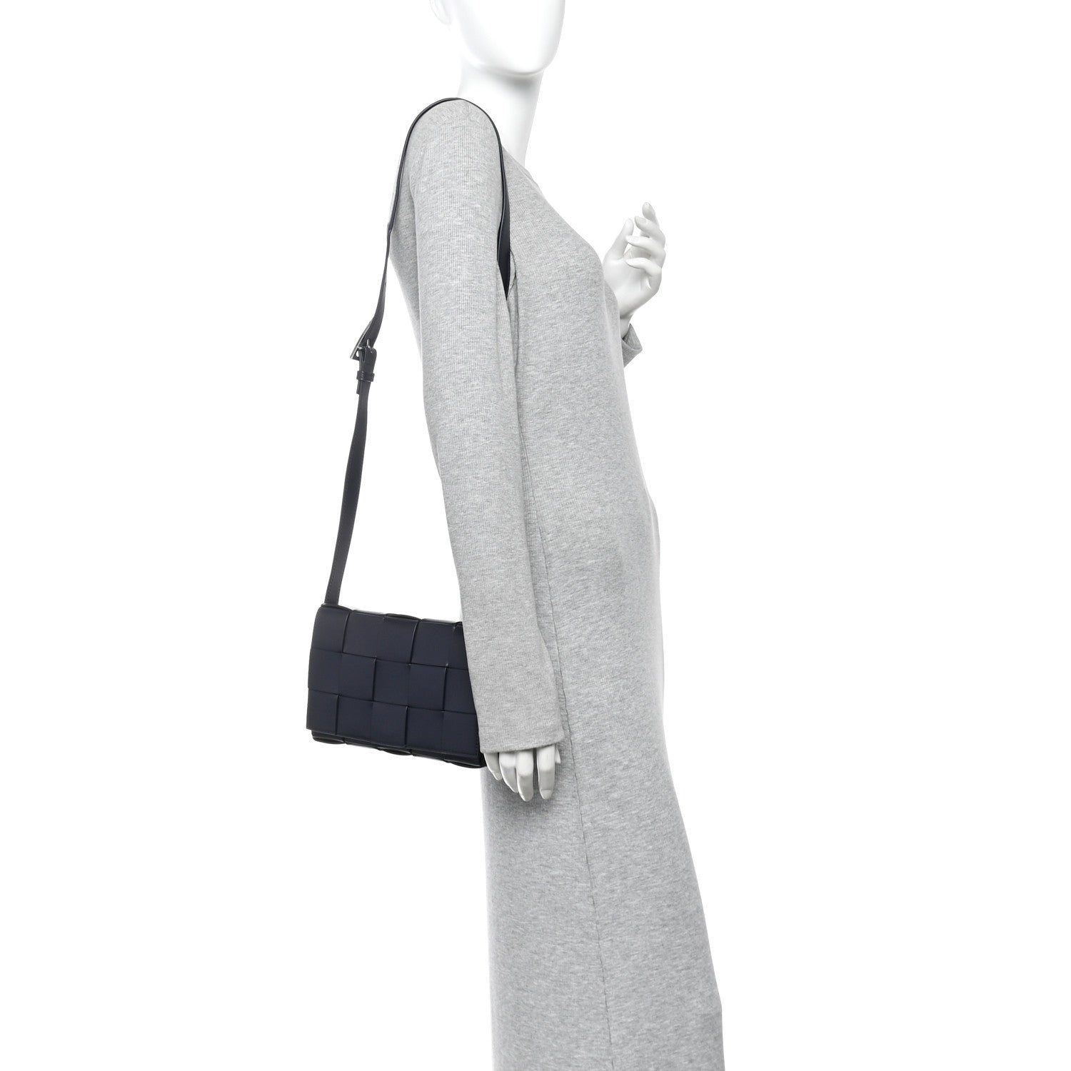 Nappa Maxi Intreccio Cassette Bag Space Barolo