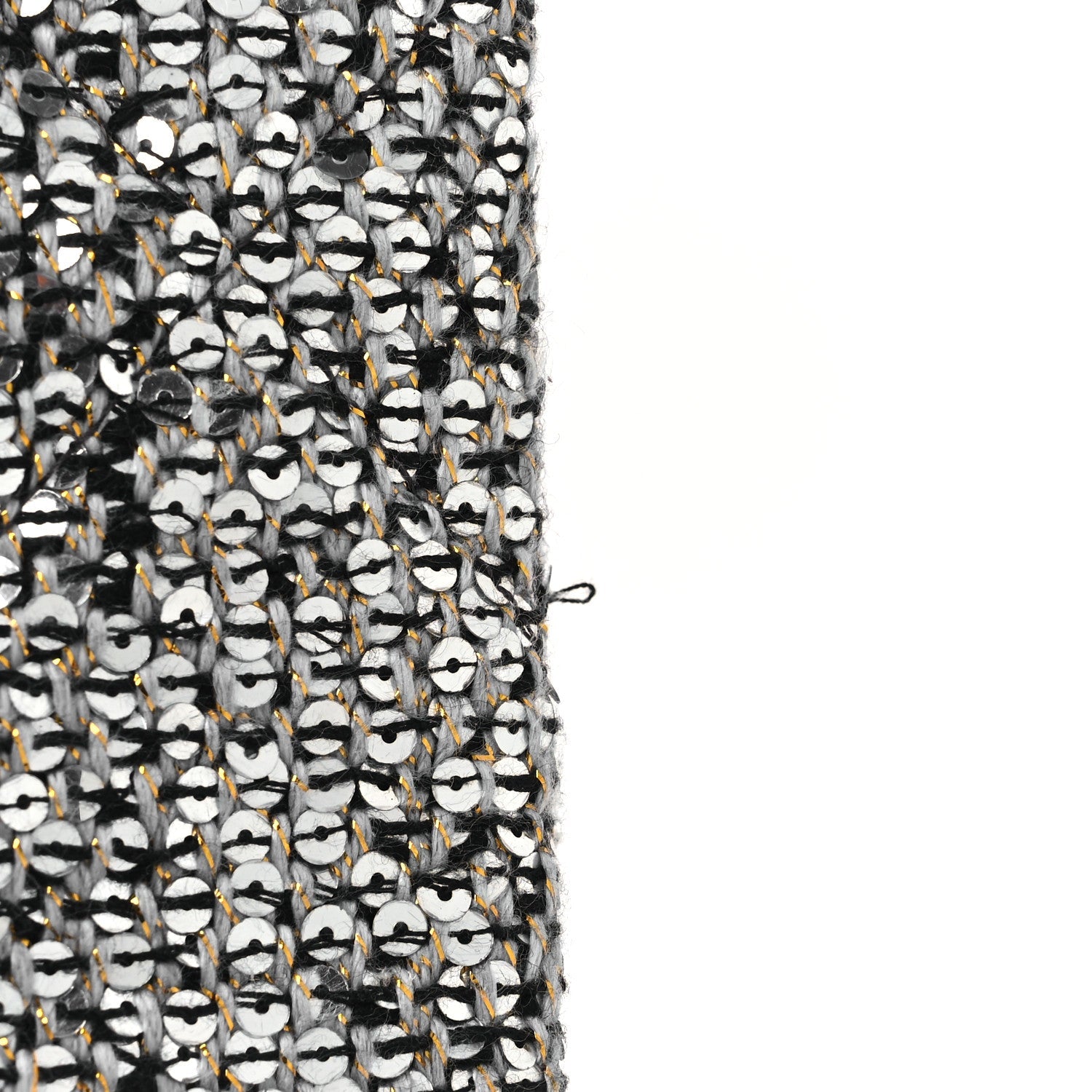 Sequins Medium 19 Pouch Silver