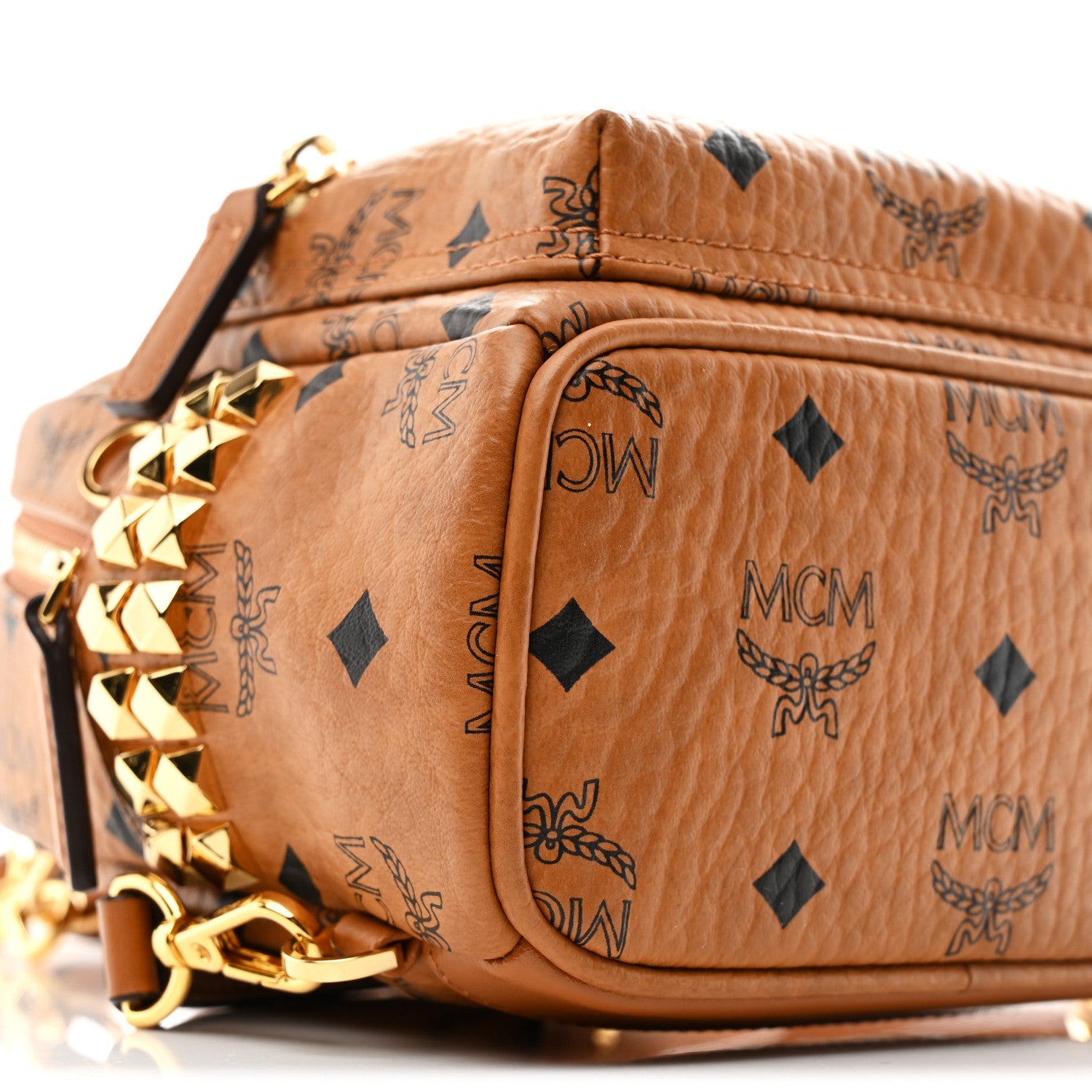 Visetos Side Stud X-Mini Stark Backpack Cognac
