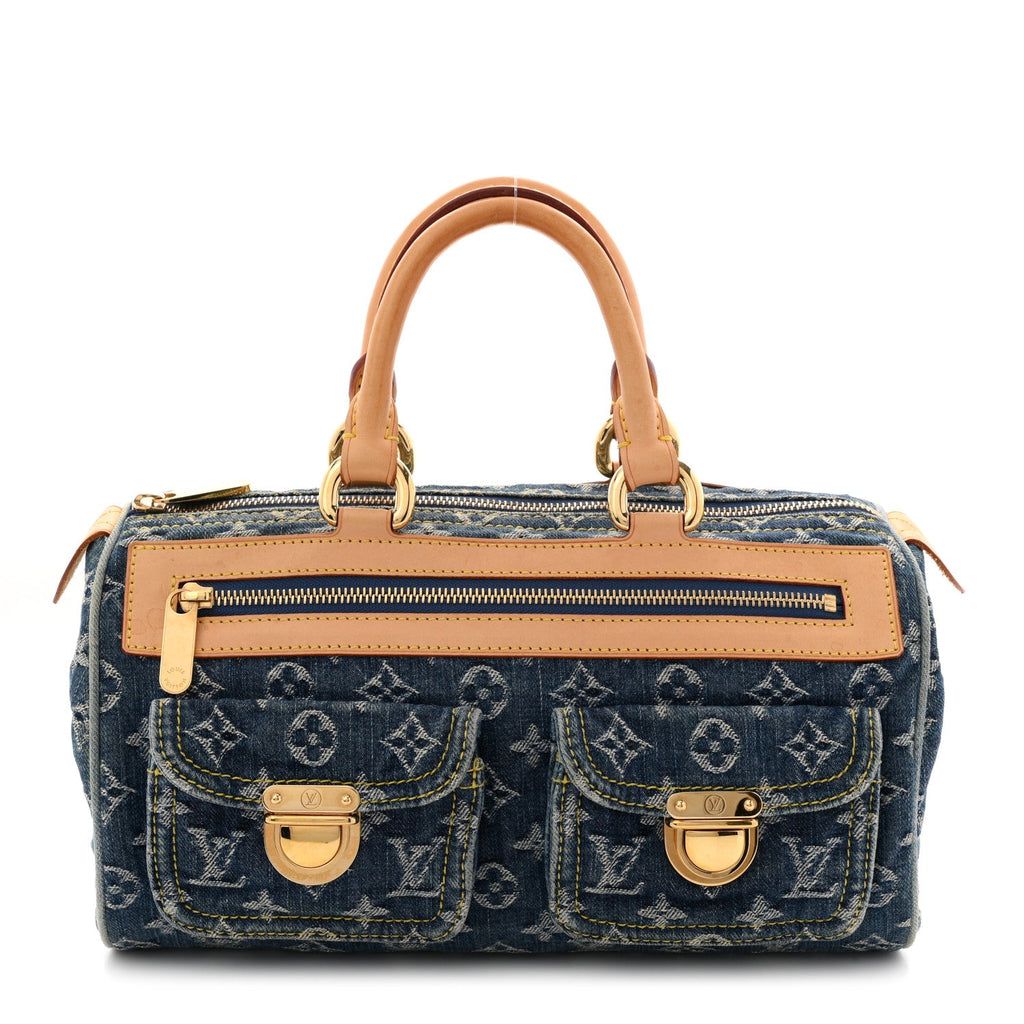 Monogram Denim Neo Speedy Blue