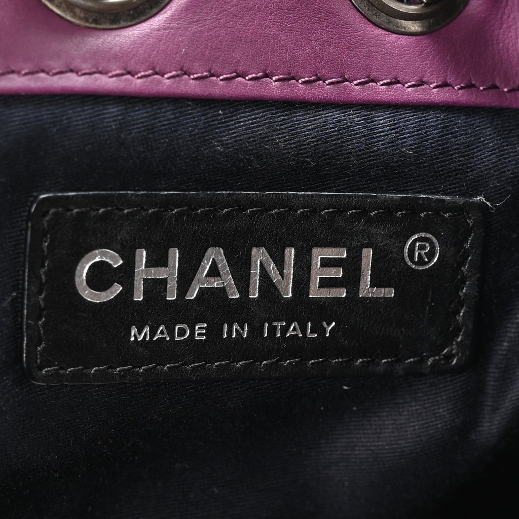 Calfskin Mini Backpack Is Back Plum