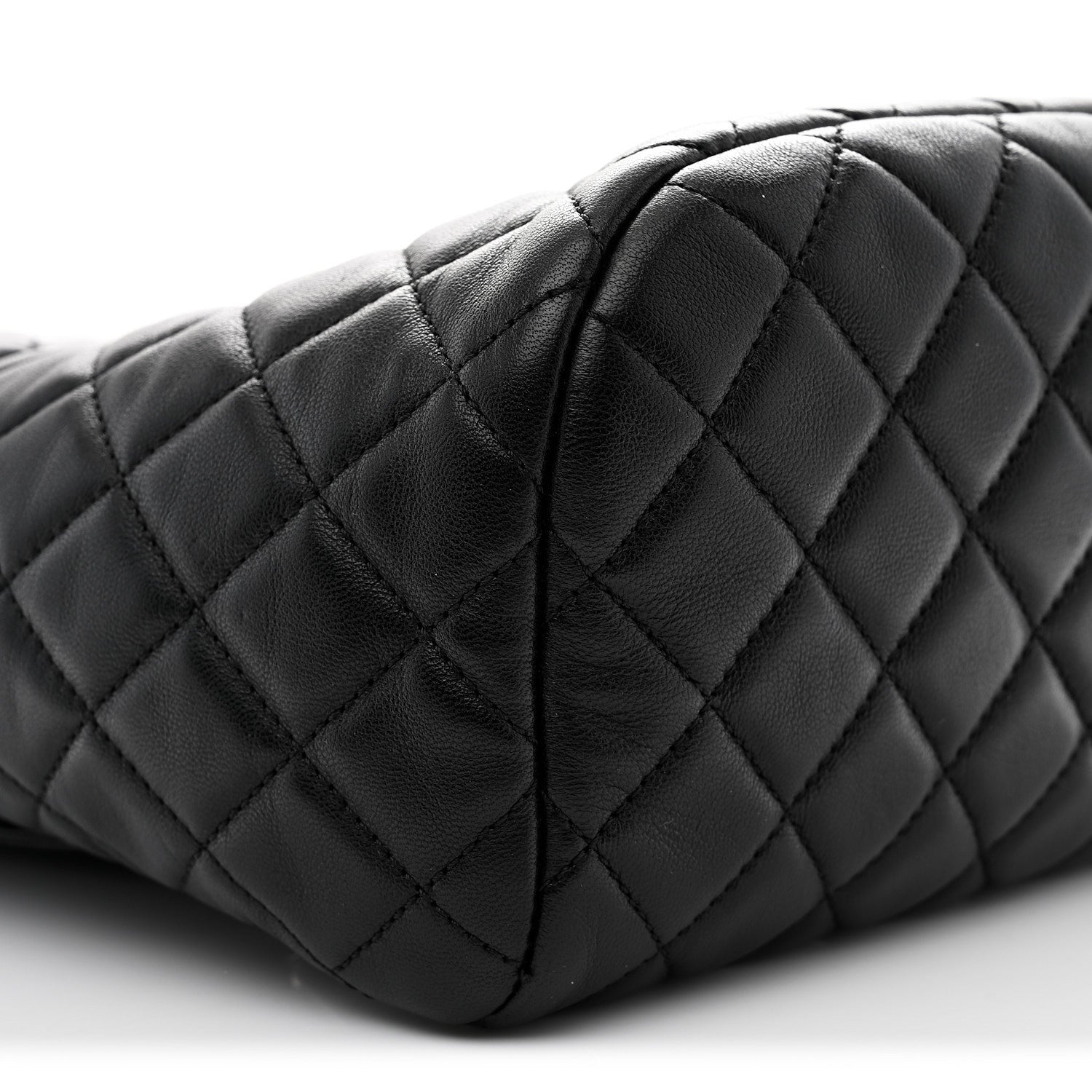 Lambskin Quilted Small Urban Spirit Backpack Black