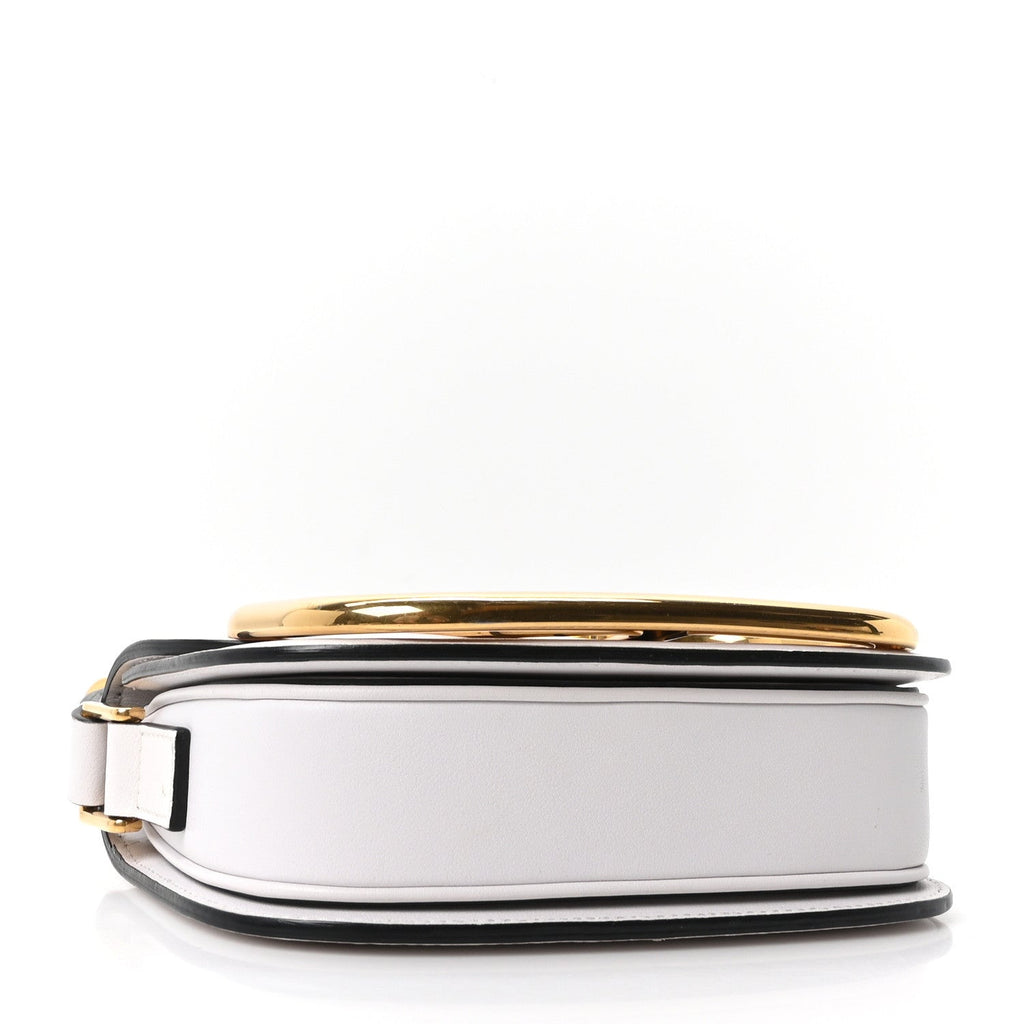 Calfskin Small Supervee Crossbody Bag Optic White