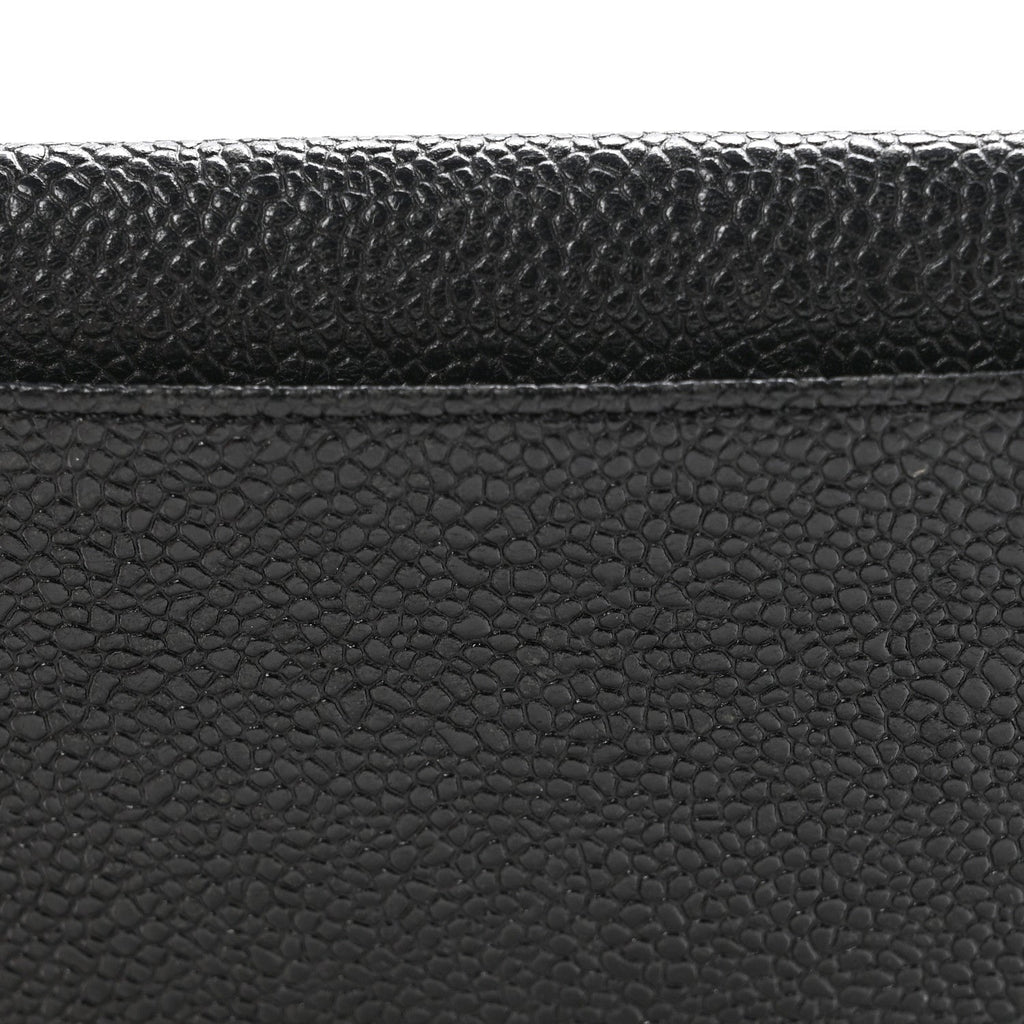 Caviar Timeless CC Compact Wallet Black