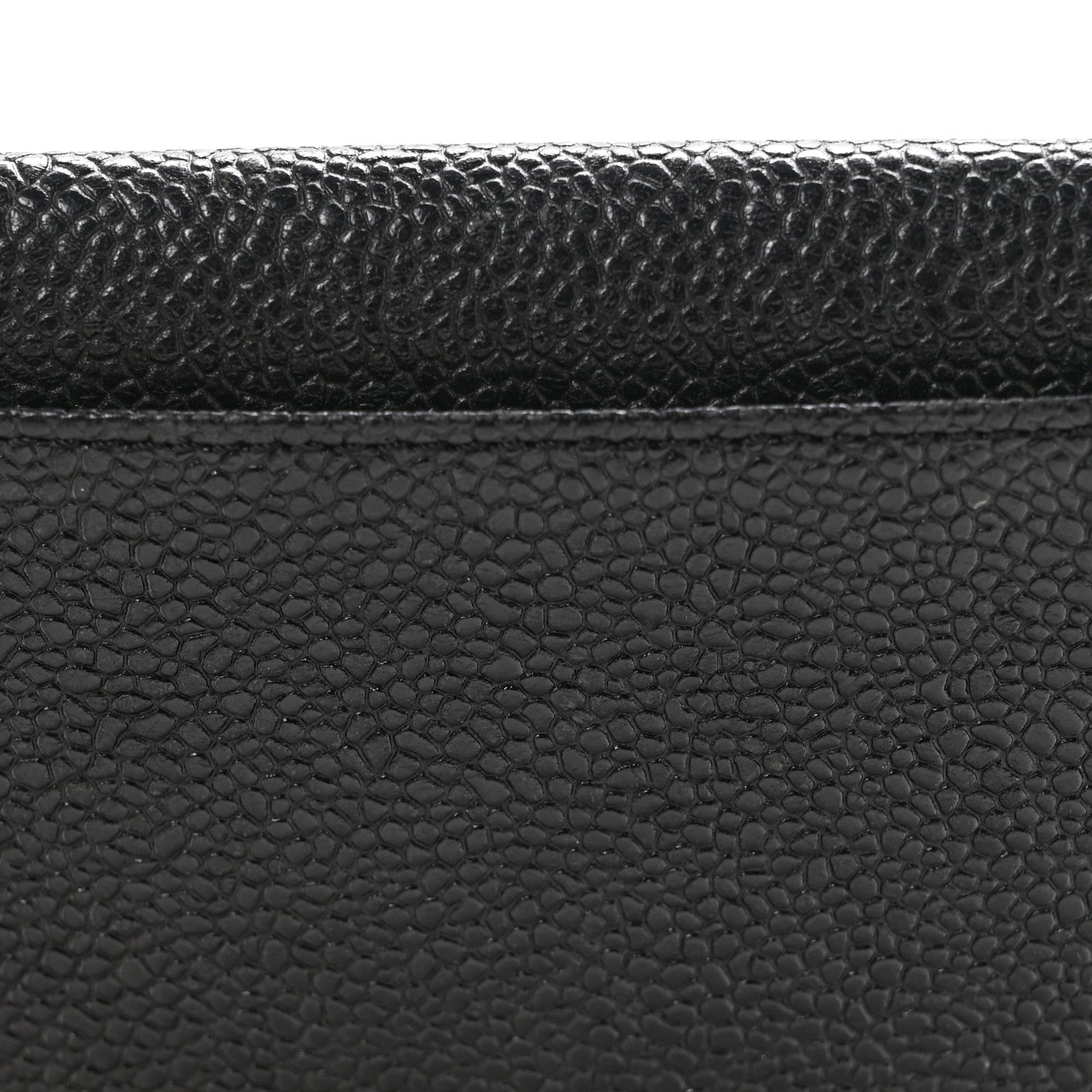 Caviar Timeless CC Compact Wallet Black