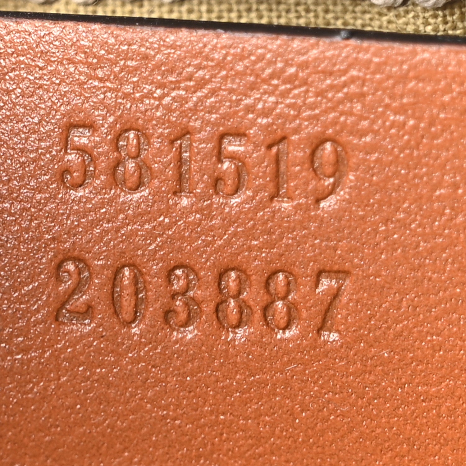 Vintage Canvas Calfskin Web Belted iPhone Case 90 36 Sand Cuir
