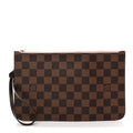 Damier Ebene Neverfull MM GM Pochette Rose Ballerine