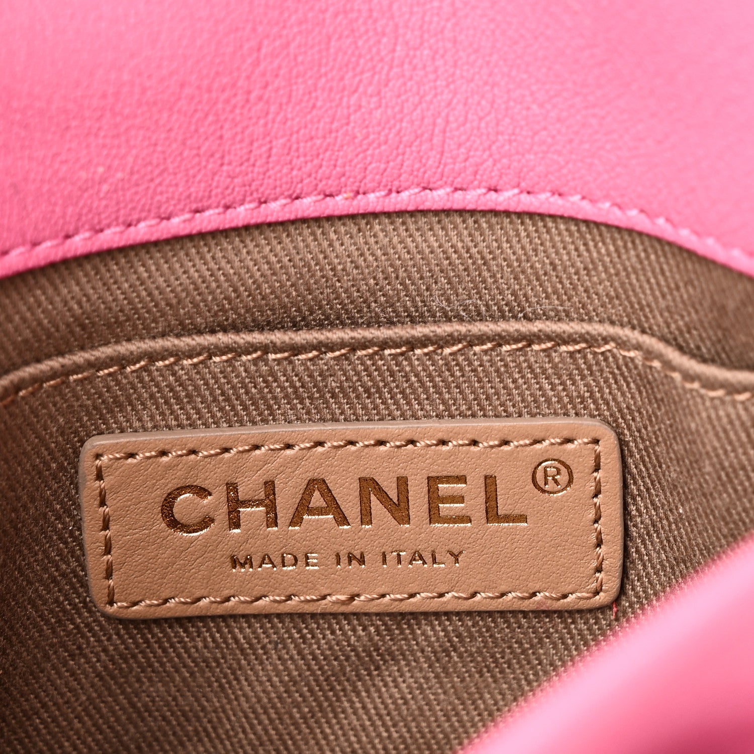 Goatskin Stitched Casual Trip Messenger Flap Pink