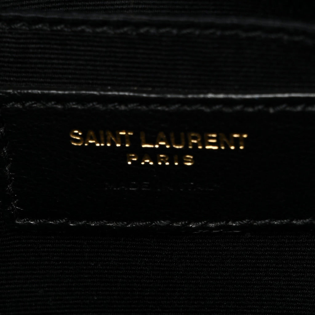 Calfskin Matelasse Monogram Lou Camera Bag Black