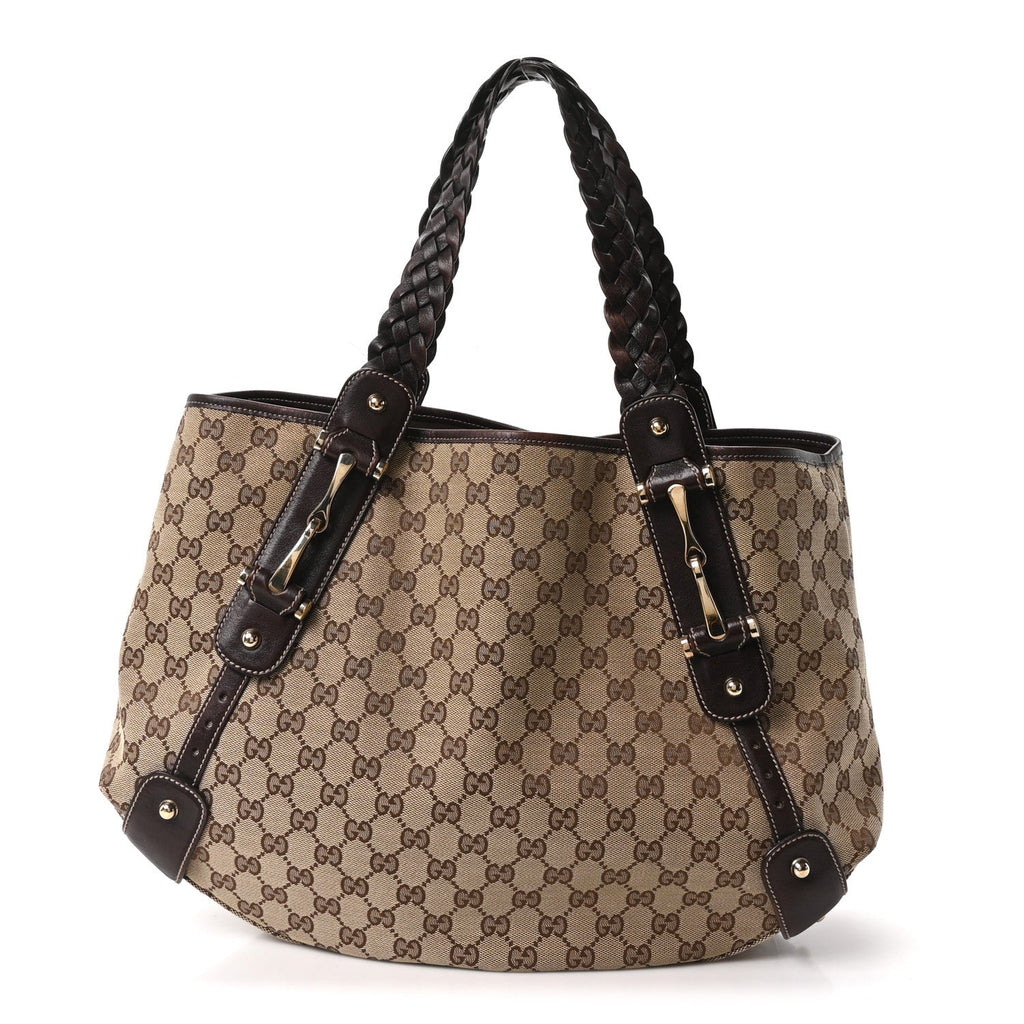 Monogram Medium Pelham Shoulder Bag Dark Brown