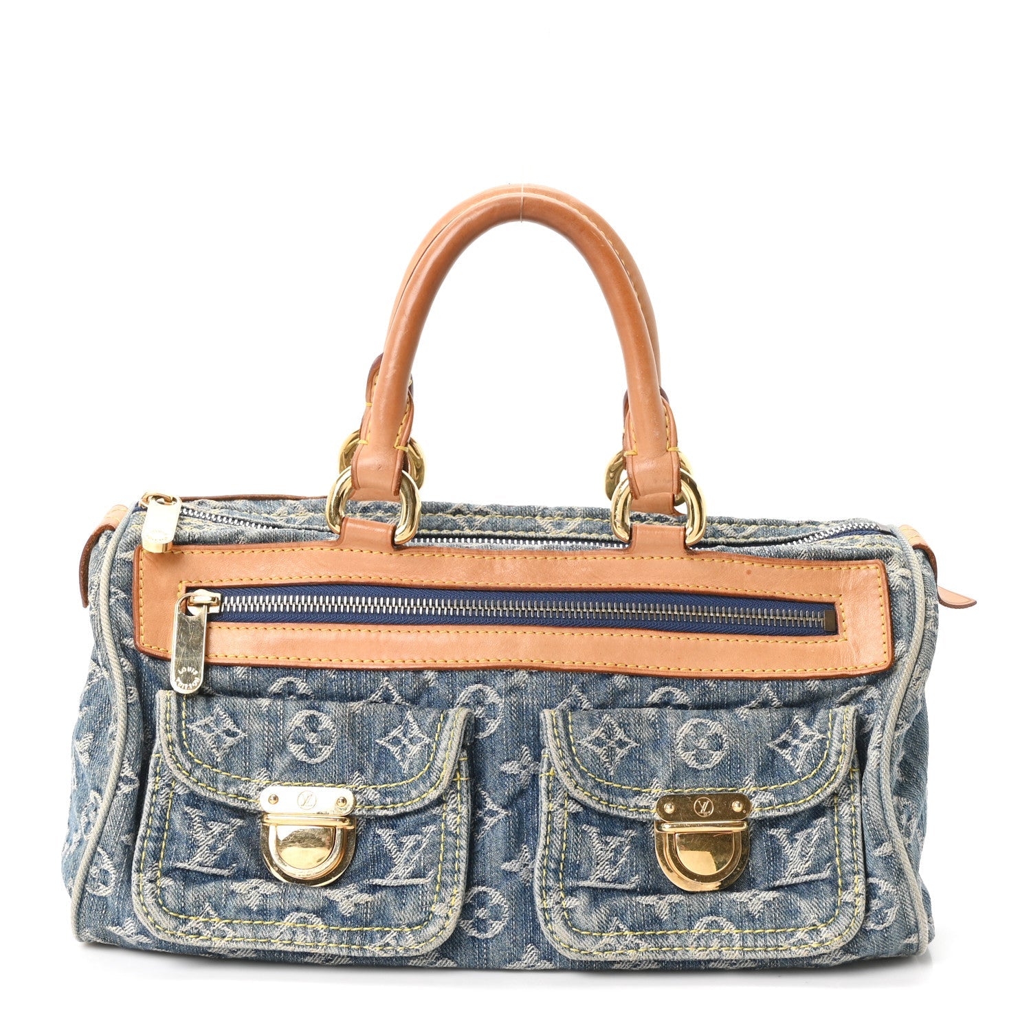 Monogram Denim Neo Speedy Blue